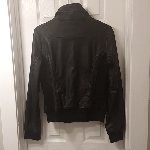 SPARKLE & FADE Vegan Leather Jacket - Picture 2 of 8